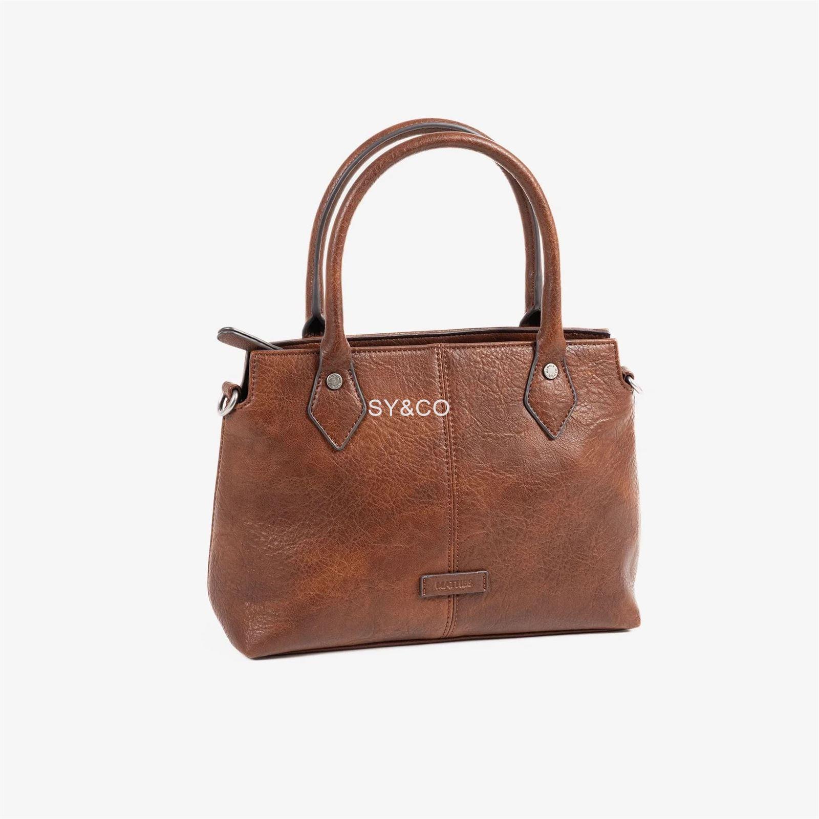 Bolso de mano Matties New Classic marron - Imagen 1