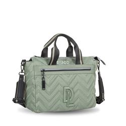 Bolso de mano nylon Devota & Lomba verde Tail - Imagen 2