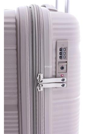 Maleta de cabina Gladiator Bionic 4 ruedas extensible beige - Imagen 2