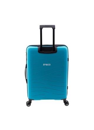 Maleta grande Gladiator Flow expansible turquesa 74cm - Imagen 2