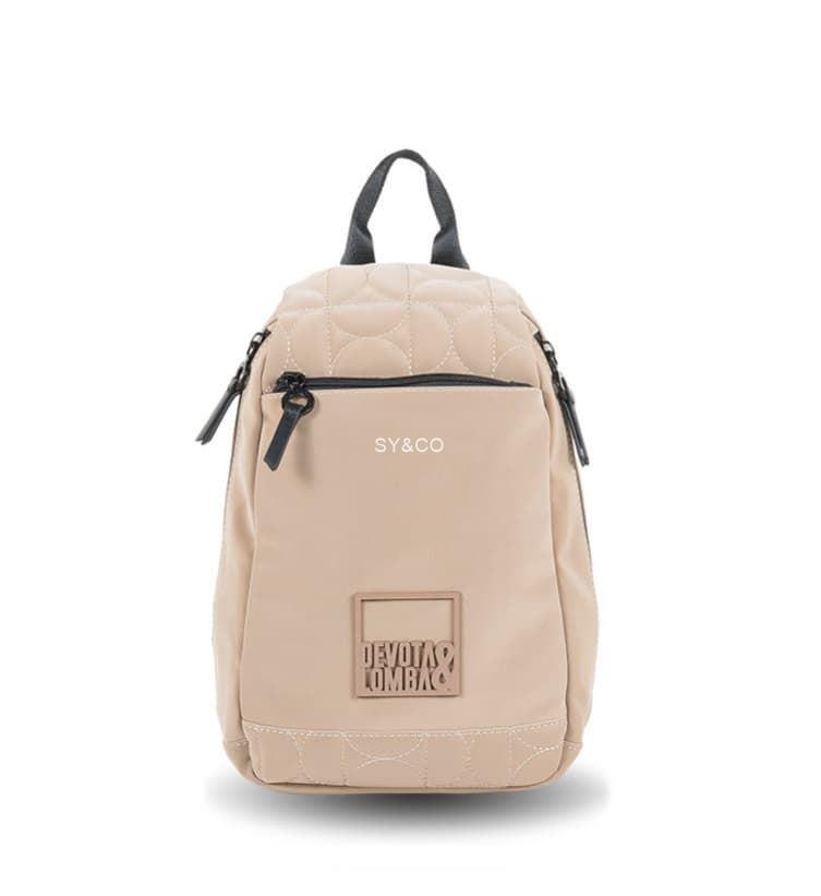 Mochila antirrobo Devota&Lomba Deco taupe - Imagen 1