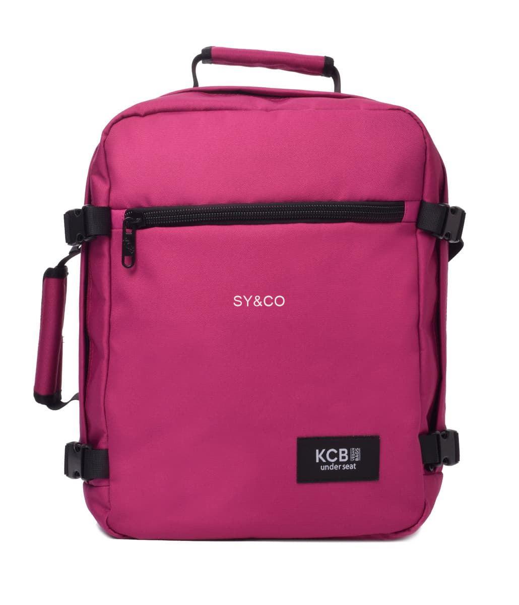 Mochila de viaje KCB apta Vueling (30x40x20) fucsia - Imagen 1