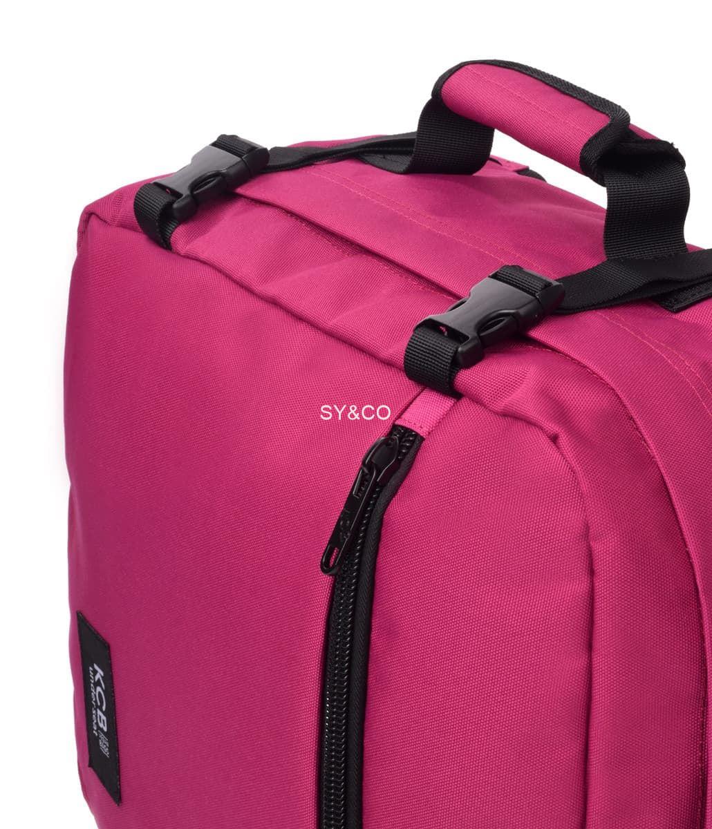 Mochila de viaje KCB apta Vueling (30x40x20) fucsia - Imagen 2