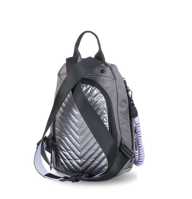 Mochila nylon antirrobo Ventis plomo - Imagen 2