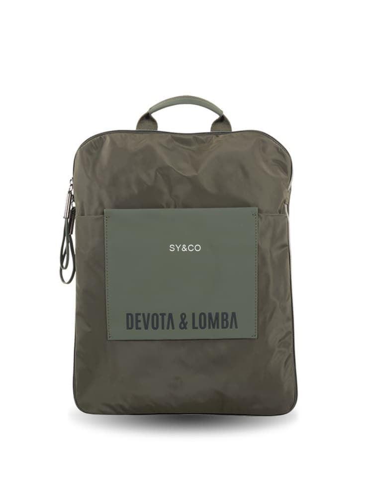 Mochila nylon Devota&Lomba Viber verde - Imagen 1