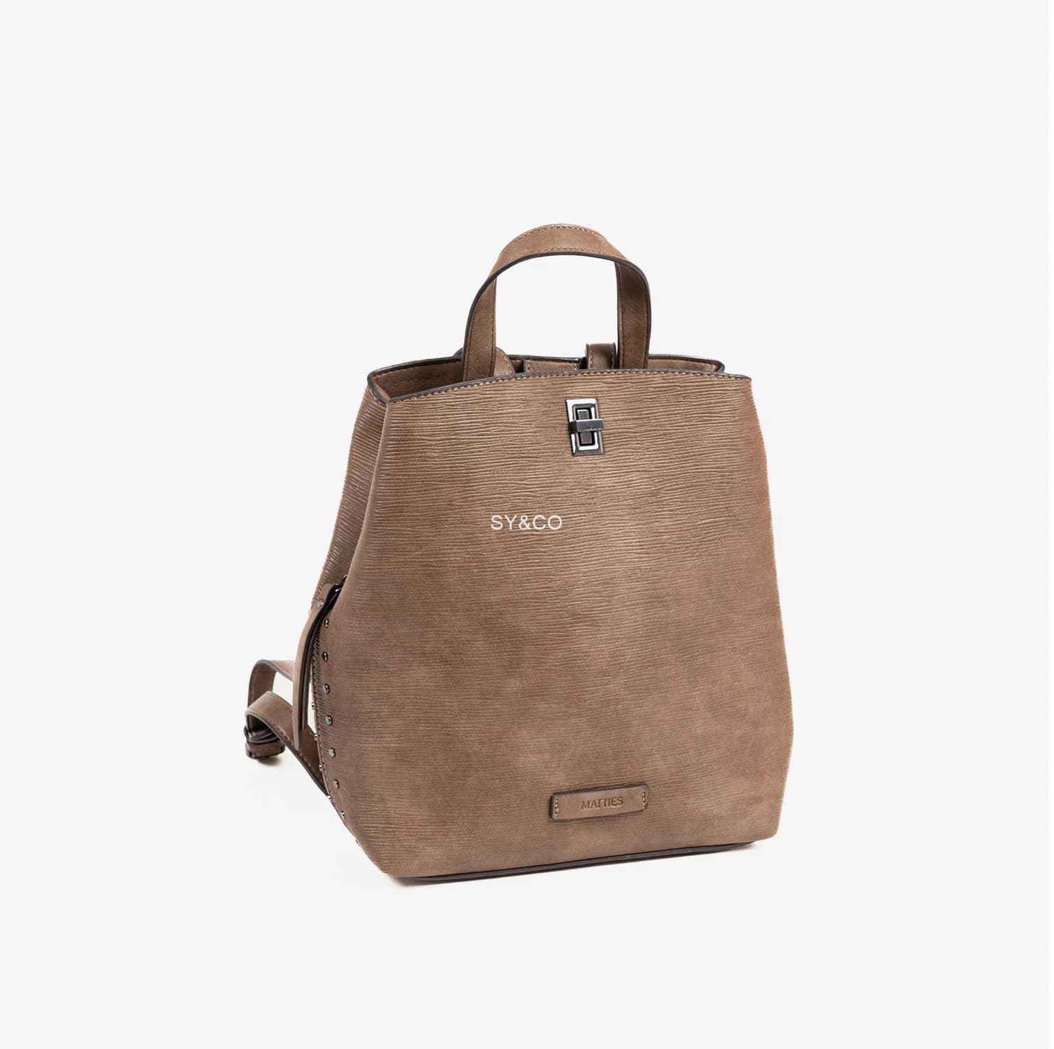 Mochila triple compartimento Matties Alamo taupe - Imagen 1